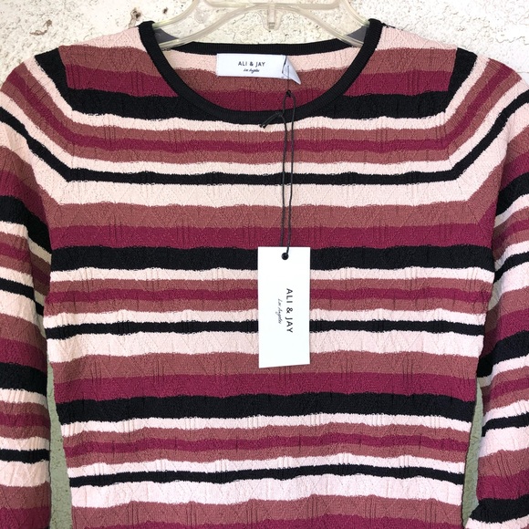 Ali & Jay Ribbed Minidress Size Medium - Picture 6 of 9